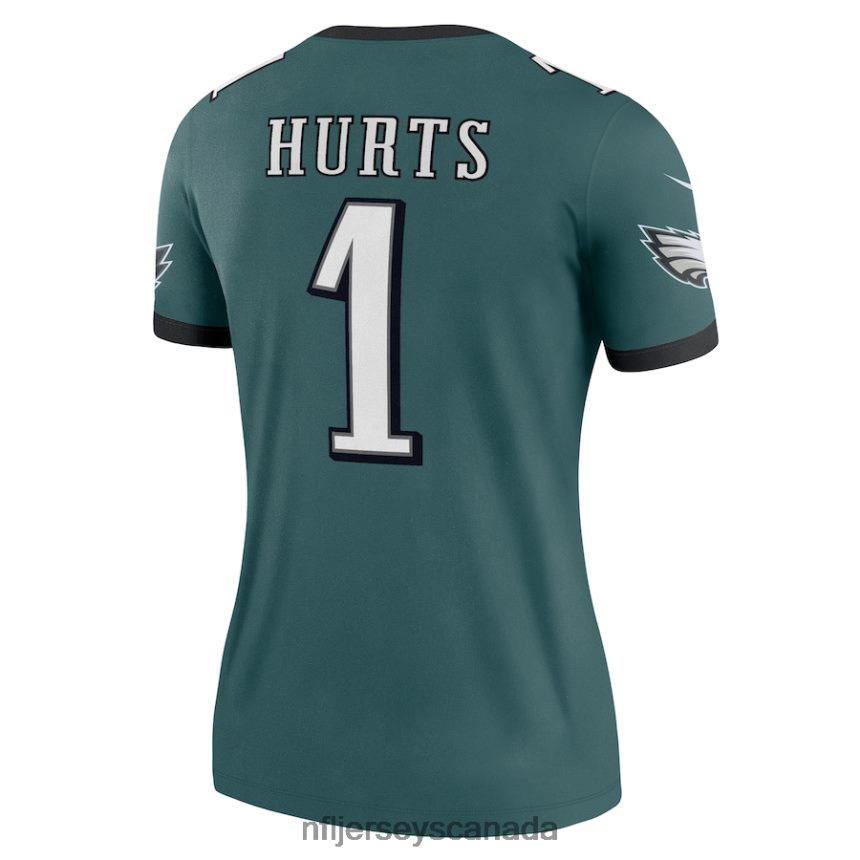 Women Philadelphia Eagles Jalen Hurts Nike Midnight Green Legend Jersey Clothing NFL TBXFR61592
