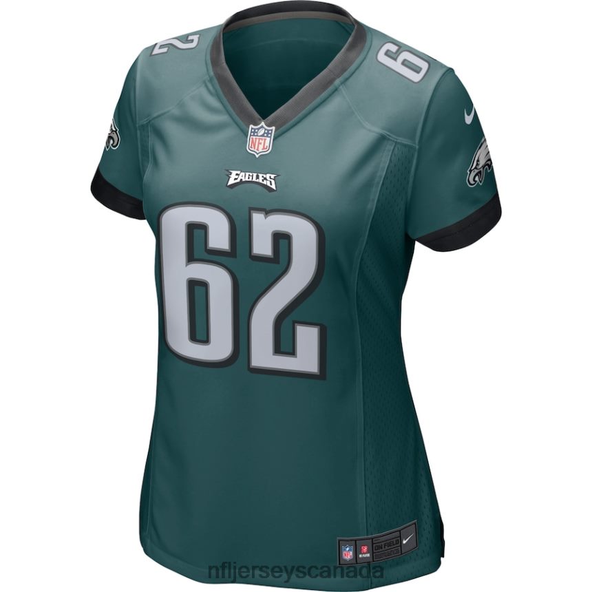 Women Philadelphia Eagles Jason Kelce Nike Green Game Jersey Clothing NFL TBXFR6112