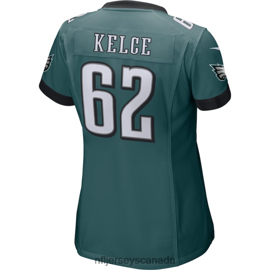 Women Philadelphia Eagles Jason Kelce Nike Green Game Jersey Clothing NFL TBXFR6112