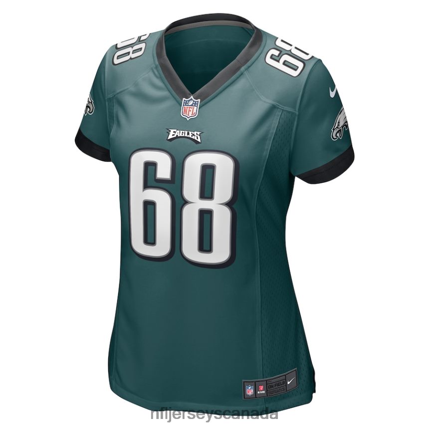 Women Philadelphia Eagles Jordan Mailata Nike Midnight Green Game Jersey Clothing NFL TBXFR61089