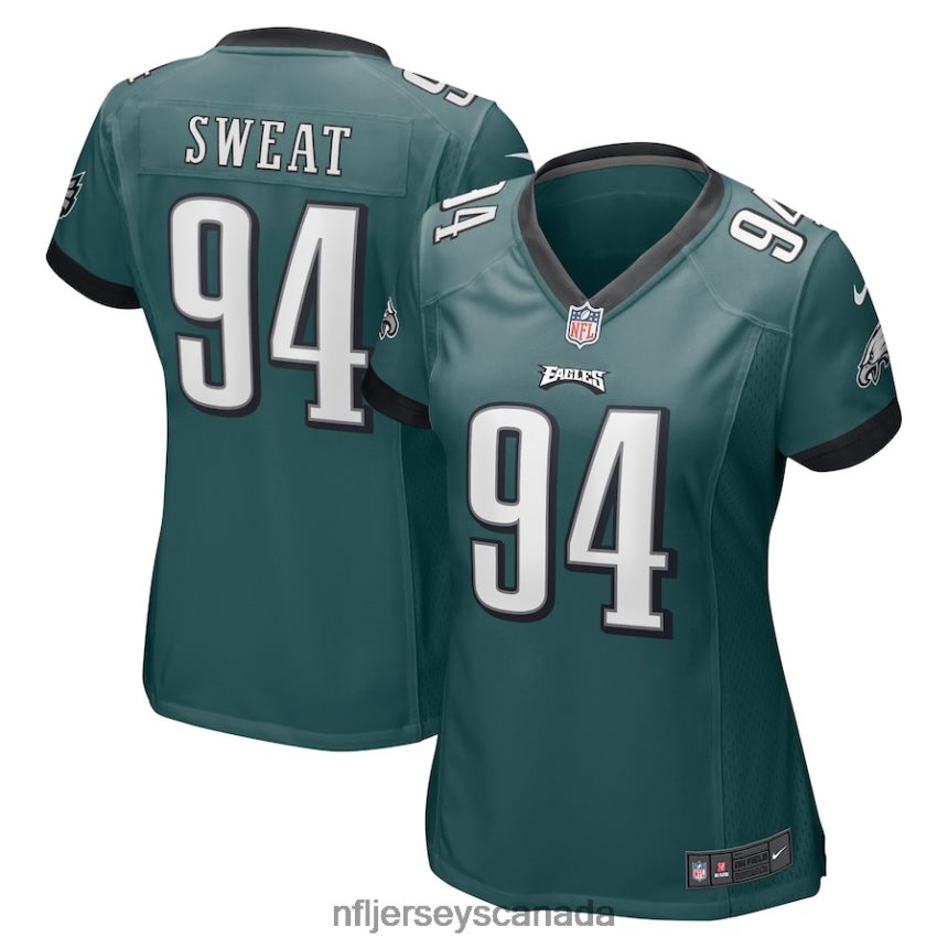 Women Philadelphia Eagles Josh Sweat Nike Midnight Green Game Jersey Clothing NFL TBXFR66052