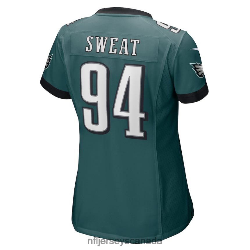 Women Philadelphia Eagles Josh Sweat Nike Midnight Green Game Jersey Clothing NFL TBXFR66052