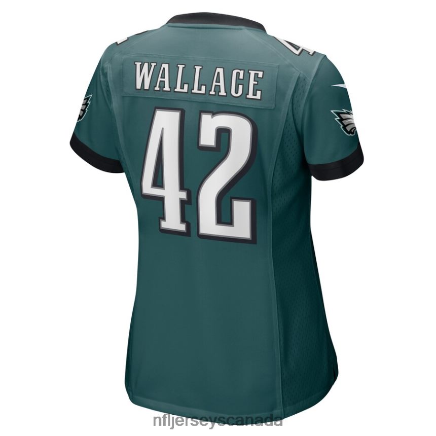 Women Philadelphia Eagles K\Von Wallace Nike Midnight Green Game Jersey Clothing NFL TBXFR66751