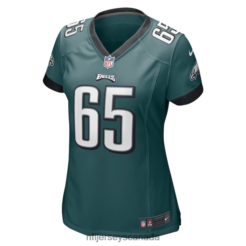 Women Philadelphia Eagles Lane Johnson Nike Midnight Green Game Jersey Clothing NFL TBXFR62830