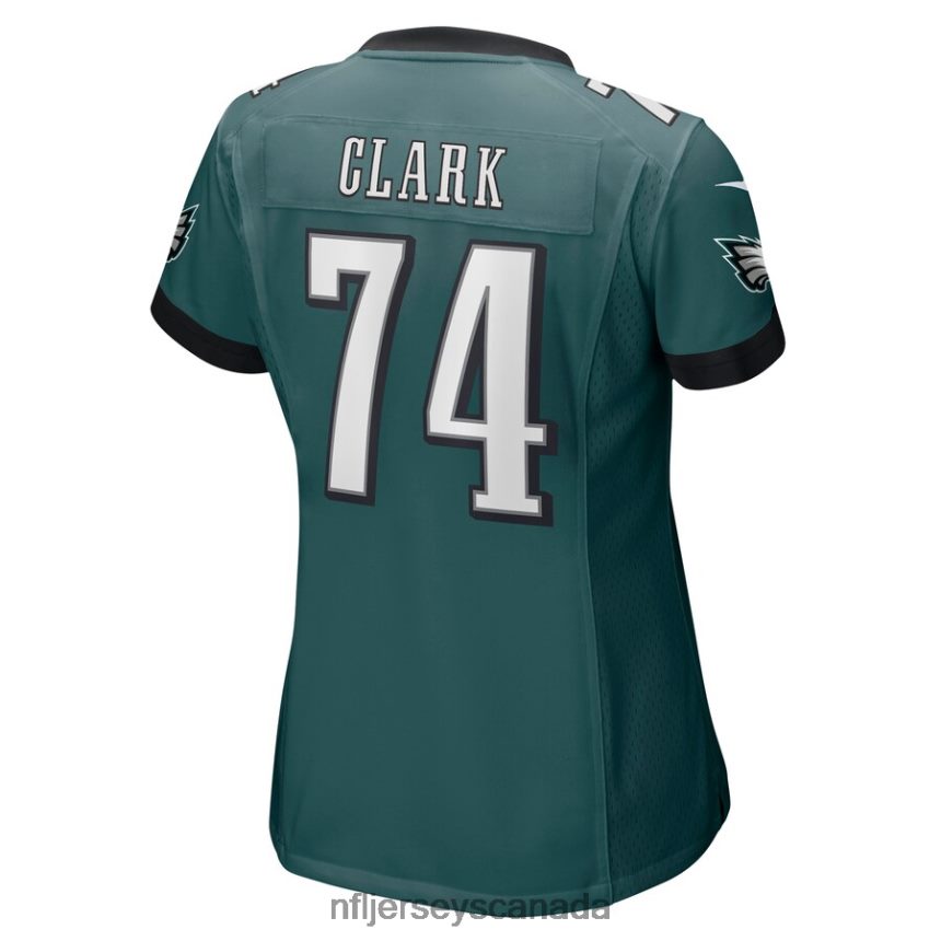 Women Philadelphia Eagles Le\Raven Clark Nike Midnight Green Game Jersey Clothing NFL TBXFR66198