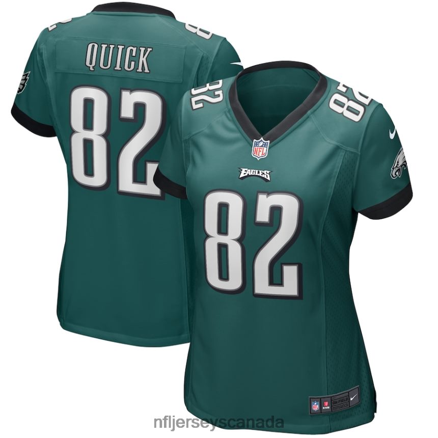 Women Philadelphia Eagles Mike Quick Nike Midnight Green Game Retired Player Jersey Clothing NFL TBXFR64818