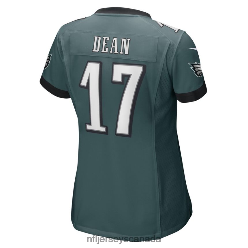 Women Philadelphia Eagles Nakobe Dean Nike Midnight Green Game Player Jersey Clothing NFL TBXFR62825