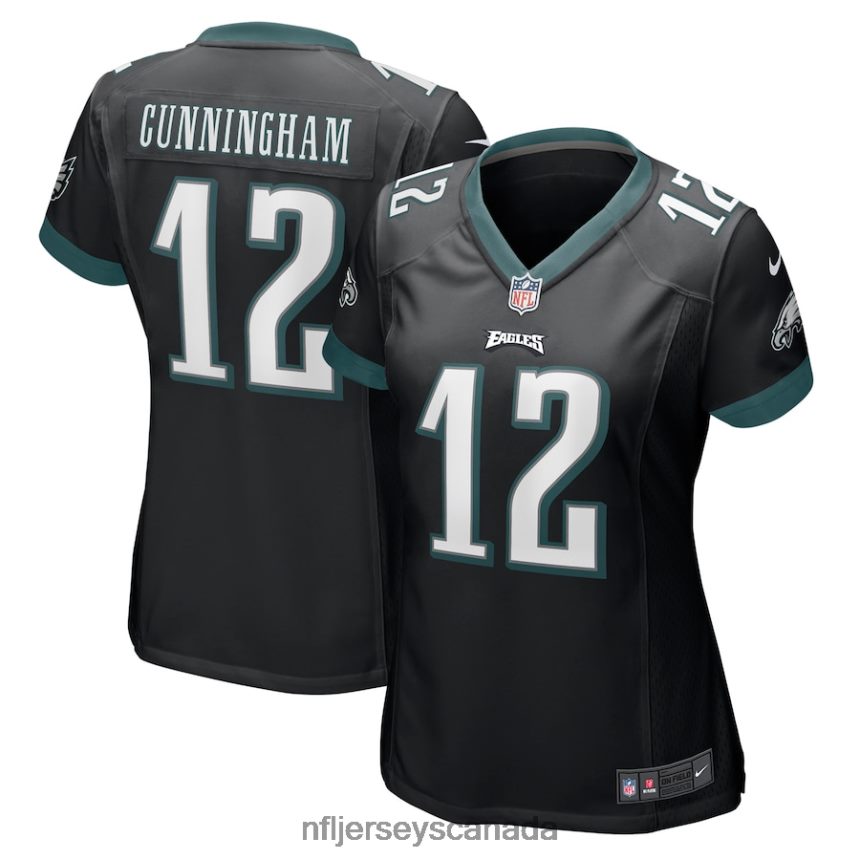 Women Philadelphia Eagles Randall Cunningham Nike Black Retired Game Jersey Clothing NFL TBXFR66527
