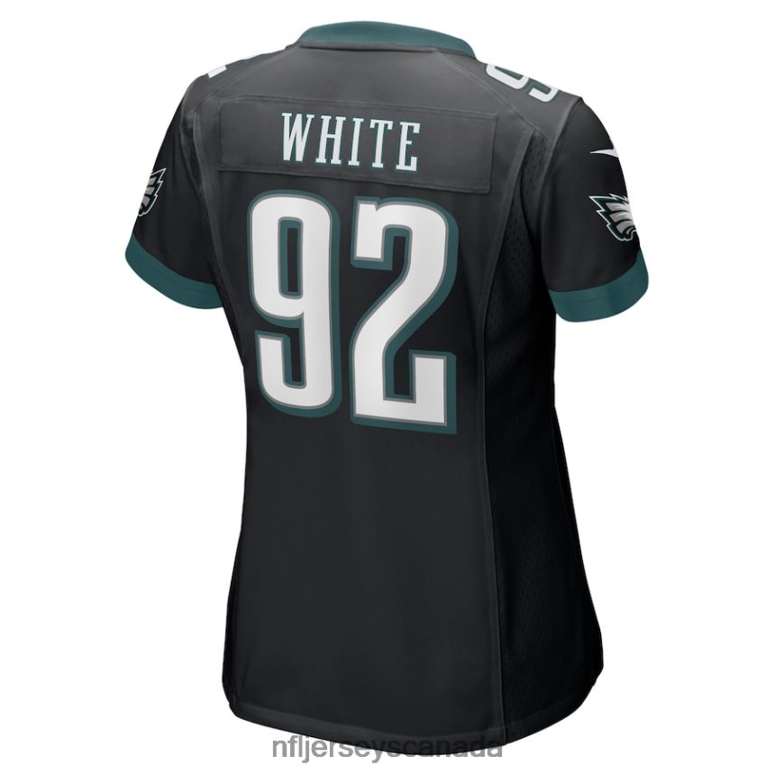 Women Philadelphia Eagles Reggie White Nike Black Retired Game Jersey Clothing NFL TBXFR66446