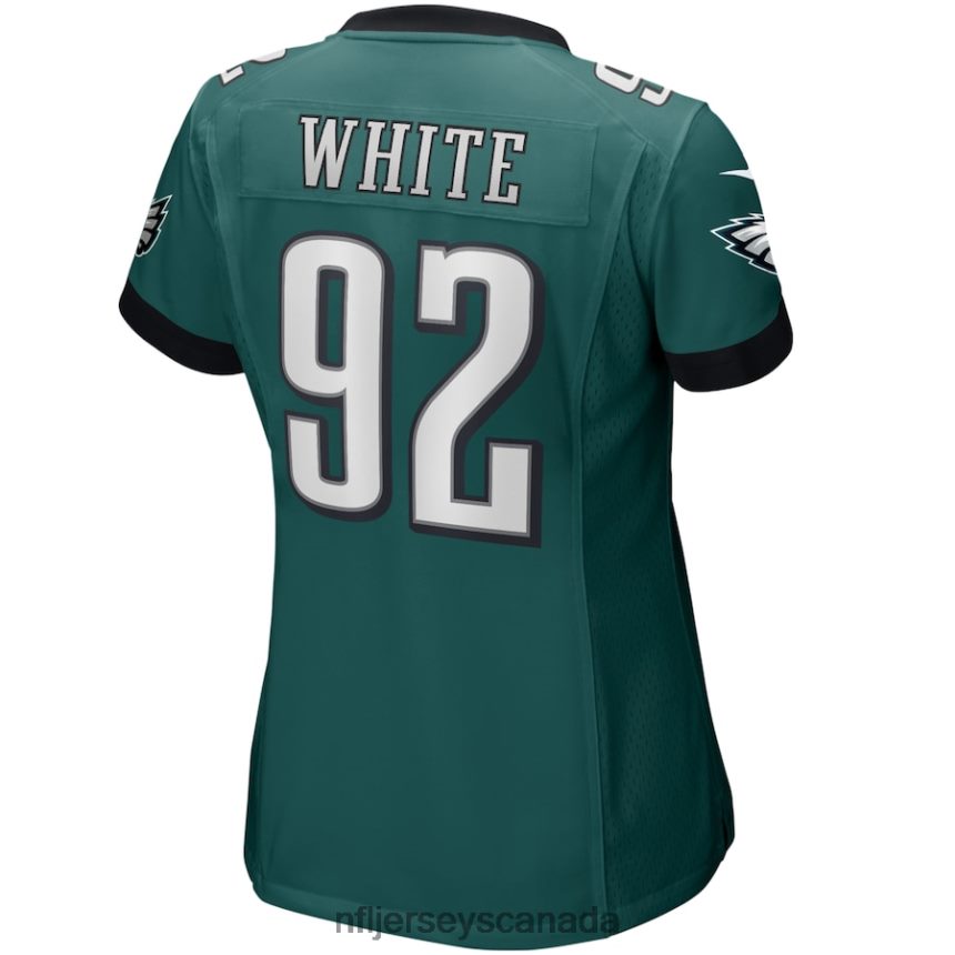 Women Philadelphia Eagles Reggie White Nike Midnight Green Game Retired Player Jersey Clothing NFL TBXFR63684