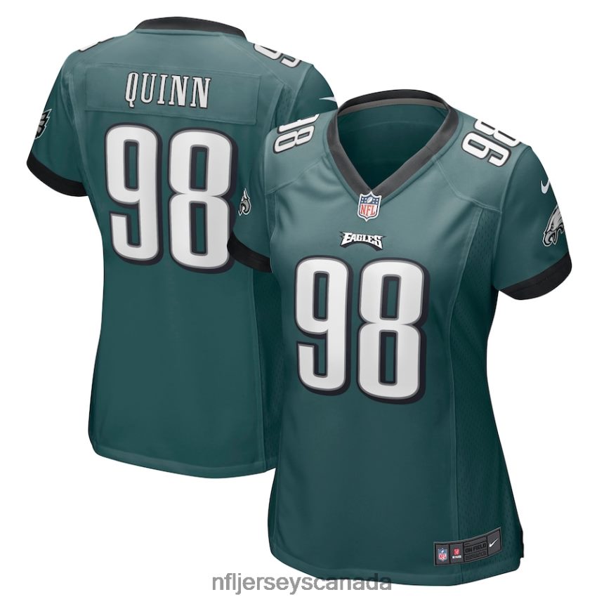 Women Philadelphia Eagles Robert Quinn Nike Midnight Green Game Player Jersey Clothing NFL TBXFR62675