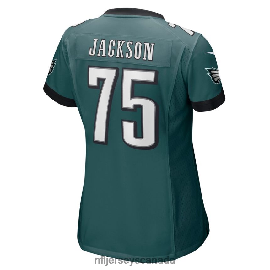 Women Philadelphia Eagles Tarron Jackson Nike Midnight Green Game Jersey Clothing NFL TBXFR65787