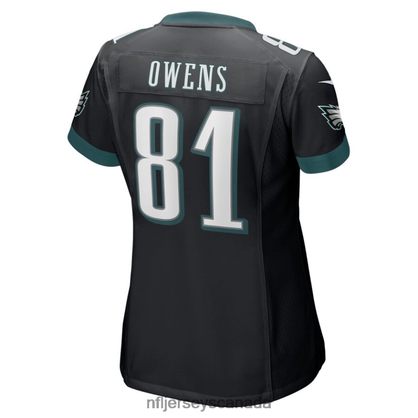 Women Philadelphia Eagles Terrell Owens Nike Black Retired Player Jersey Clothing NFL TBXFR64014