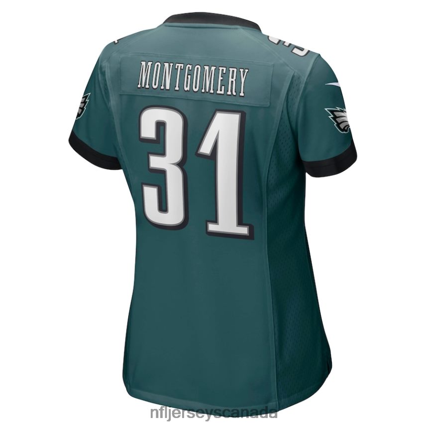 Women Philadelphia Eagles Wilbert Montgomery Nike Midnight Green Retired Player Jersey Clothing NFL TBXFR64261