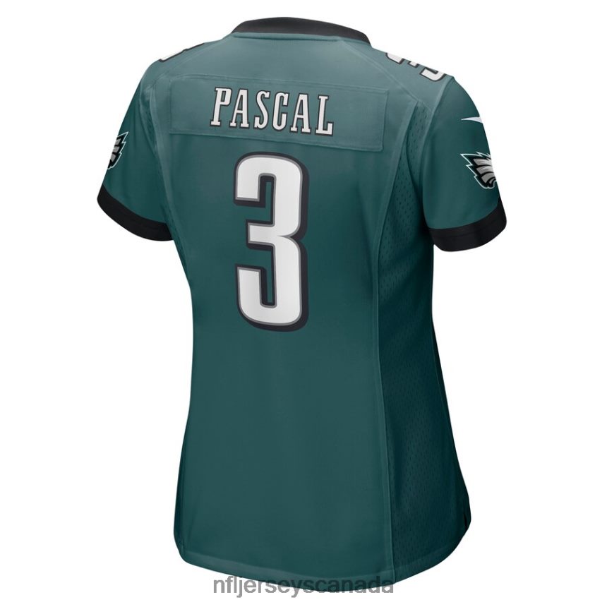 Women Philadelphia Eagles Zach Pascal Nike Green Game Jersey Clothing NFL TBXFR65635