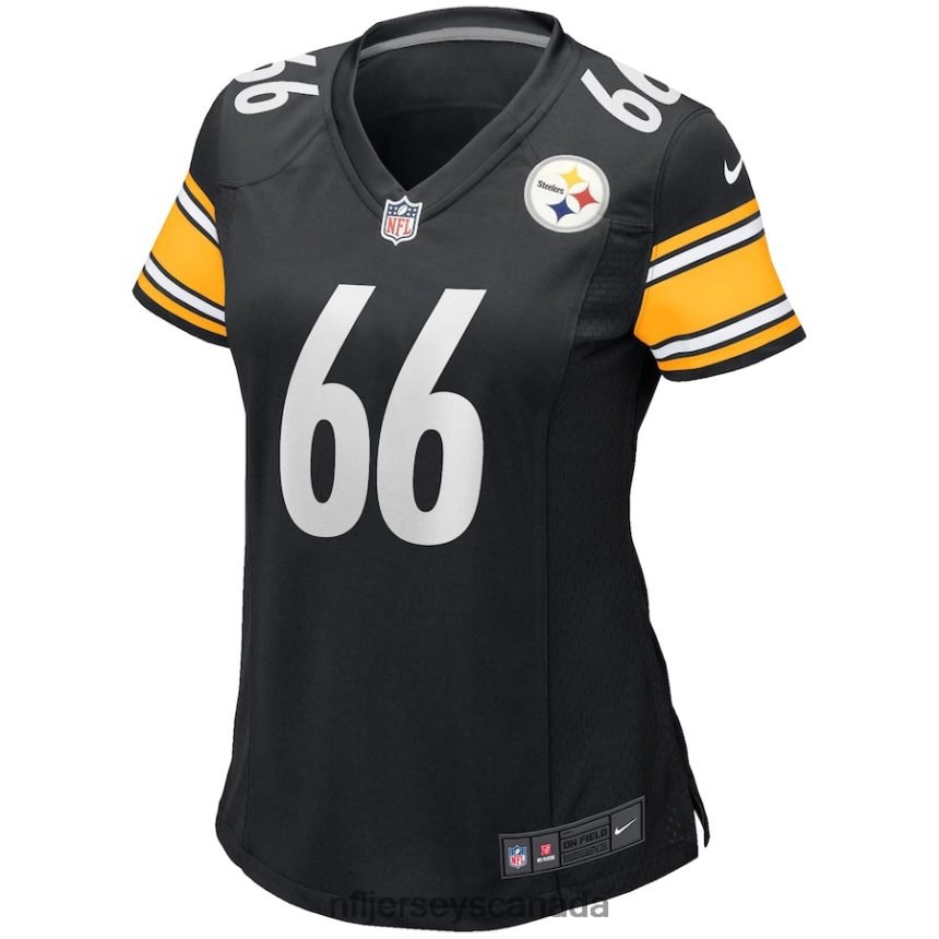 Women Pittsburgh Steelers Alan Faneca Nike Black Game Retired Player Jersey Clothing NFL TBXFR66385