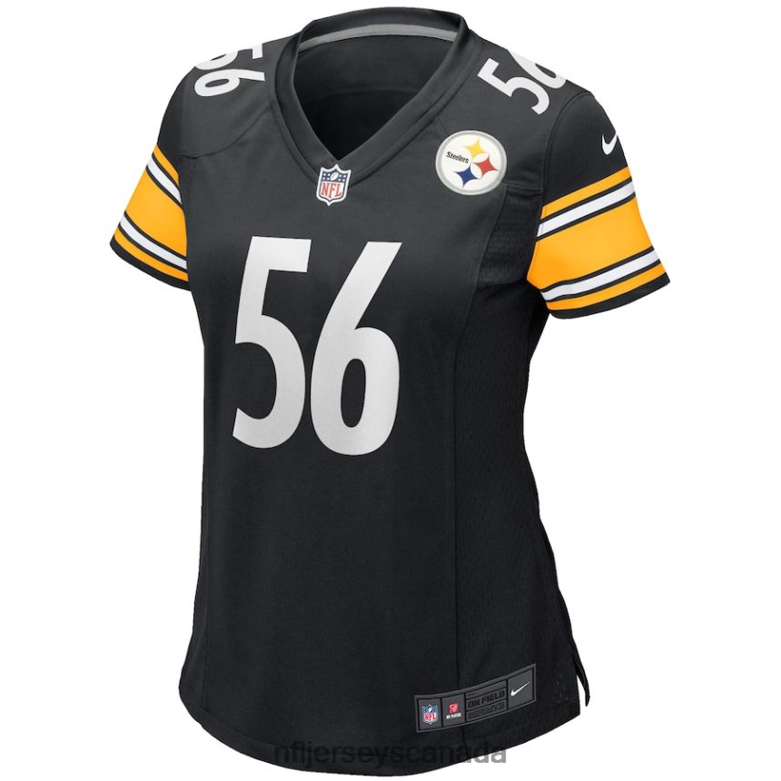 Women Pittsburgh Steelers Alex Highsmith Nike Black Game Jersey Clothing NFL TBXFR64235