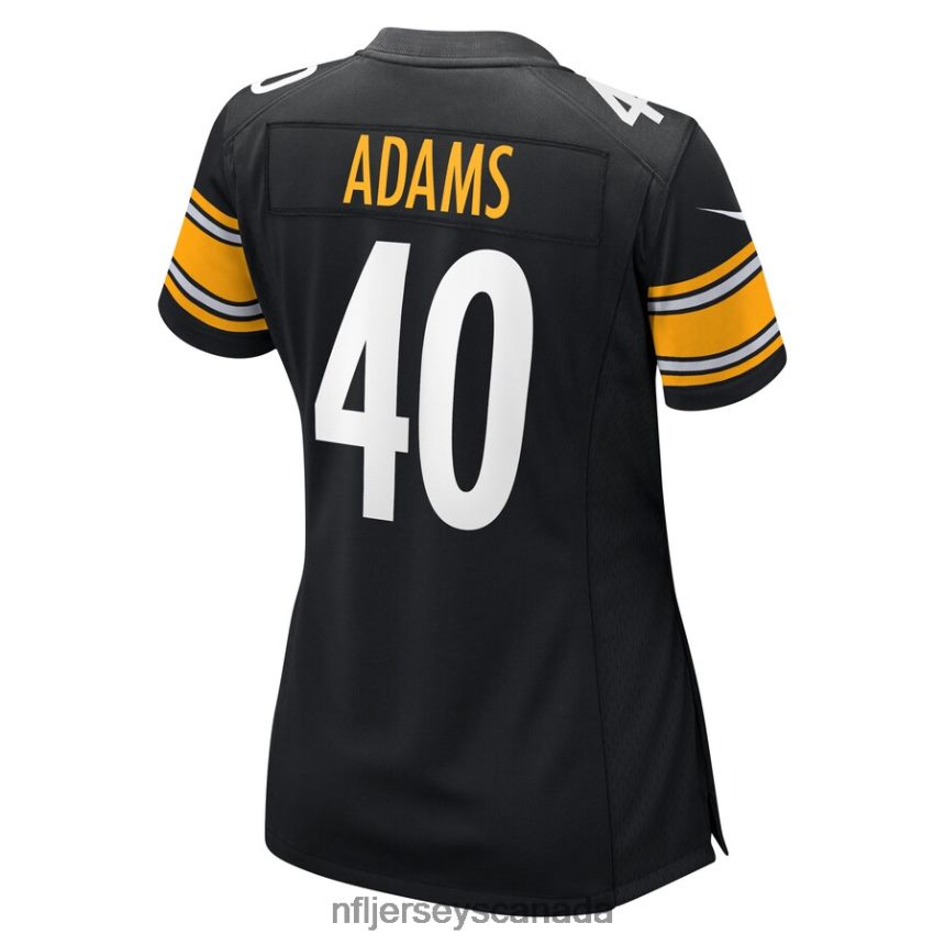 Women Pittsburgh Steelers Andrew Adams Nike Black Game Player Jersey Clothing NFL TBXFR66019