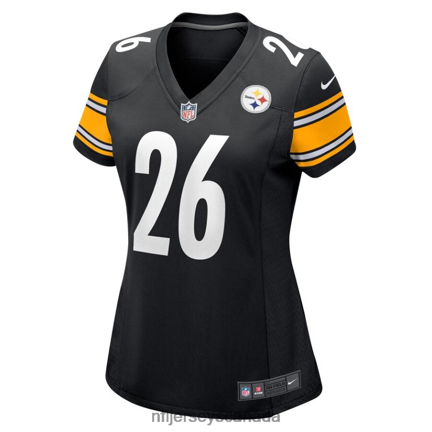 Women Pittsburgh Steelers Anthony McFarland Jr Nike Black Game Player Jersey Clothing NFL TBXFR66736
