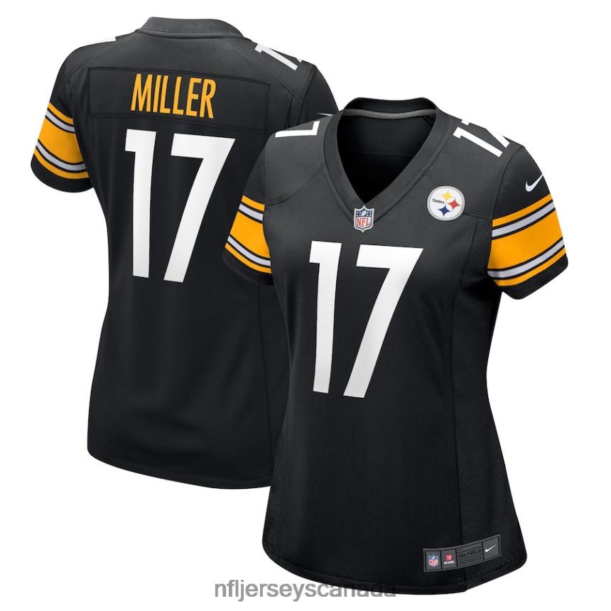 Women Pittsburgh Steelers Anthony Miller Nike Black Game Jersey Clothing NFL TBXFR64265