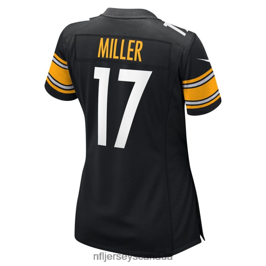 Women Pittsburgh Steelers Anthony Miller Nike Black Game Jersey Clothing NFL TBXFR64265