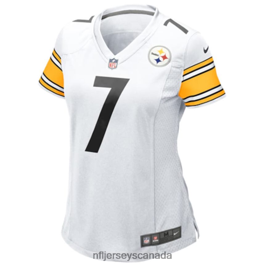 Women Pittsburgh Steelers Ben Roethlisberger Nike White Game Jersey Clothing NFL TBXFR63762