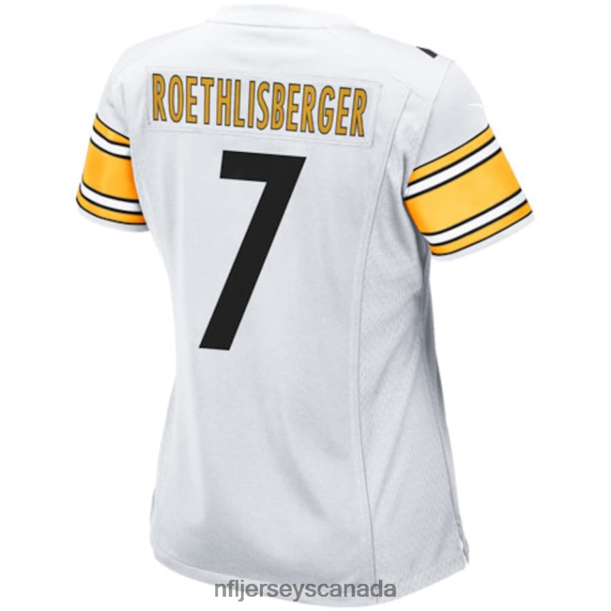 Women Pittsburgh Steelers Ben Roethlisberger Nike White Game Jersey Clothing NFL TBXFR63762