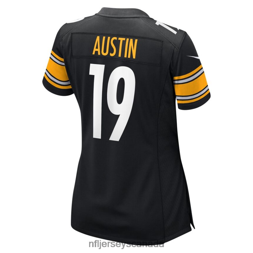 Women Pittsburgh Steelers Calvin Austin III Nike Black Game Player Jersey Clothing NFL TBXFR67071