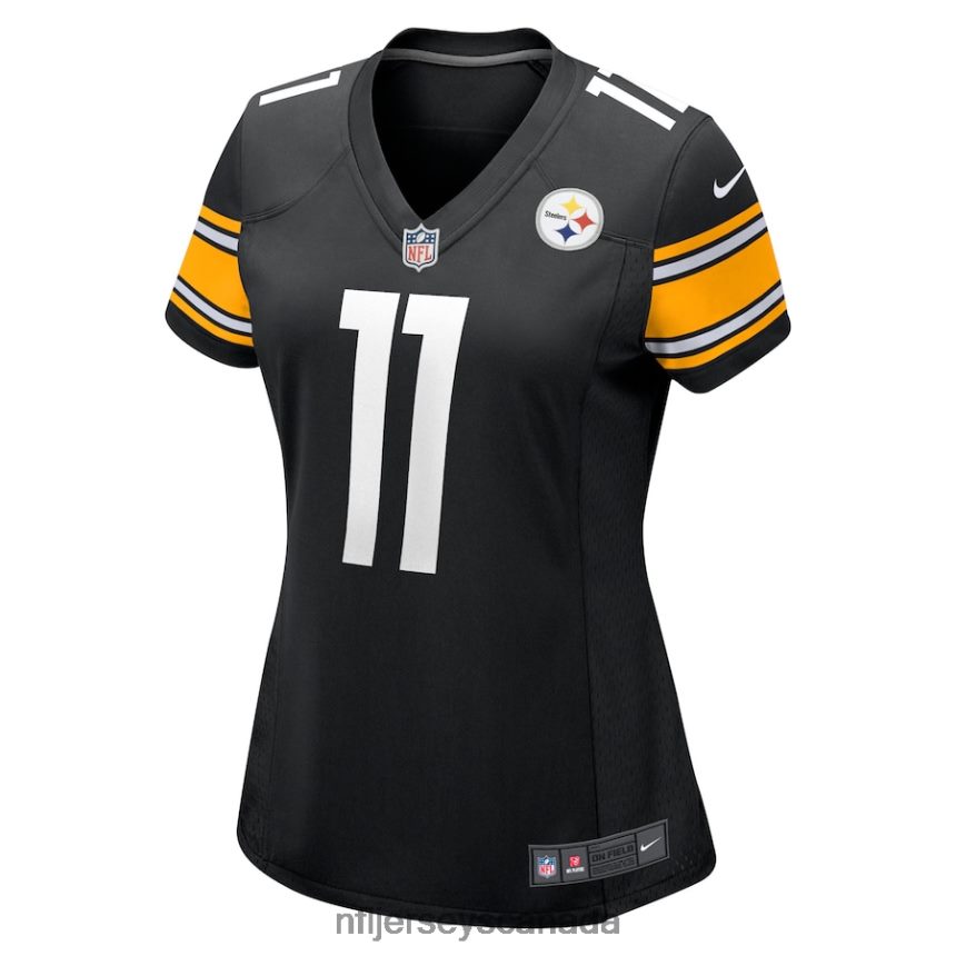Women Pittsburgh Steelers Chase Claypool Nike Black Player Game Jersey Clothing NFL TBXFR61631