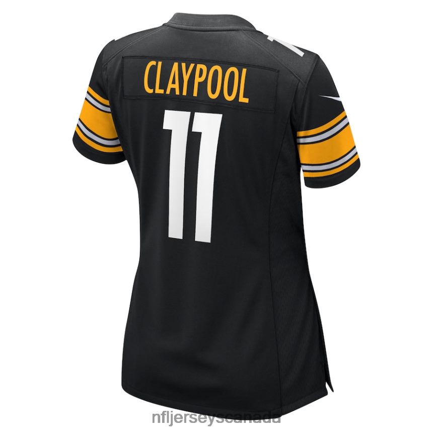 Women Pittsburgh Steelers Chase Claypool Nike Black Player Game Jersey Clothing NFL TBXFR61631