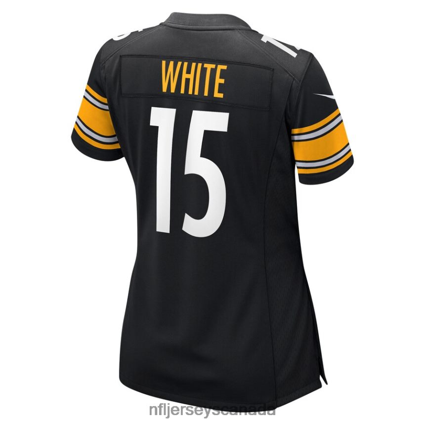 Women Pittsburgh Steelers Cody White Nike Black Game Jersey Clothing NFL TBXFR66076