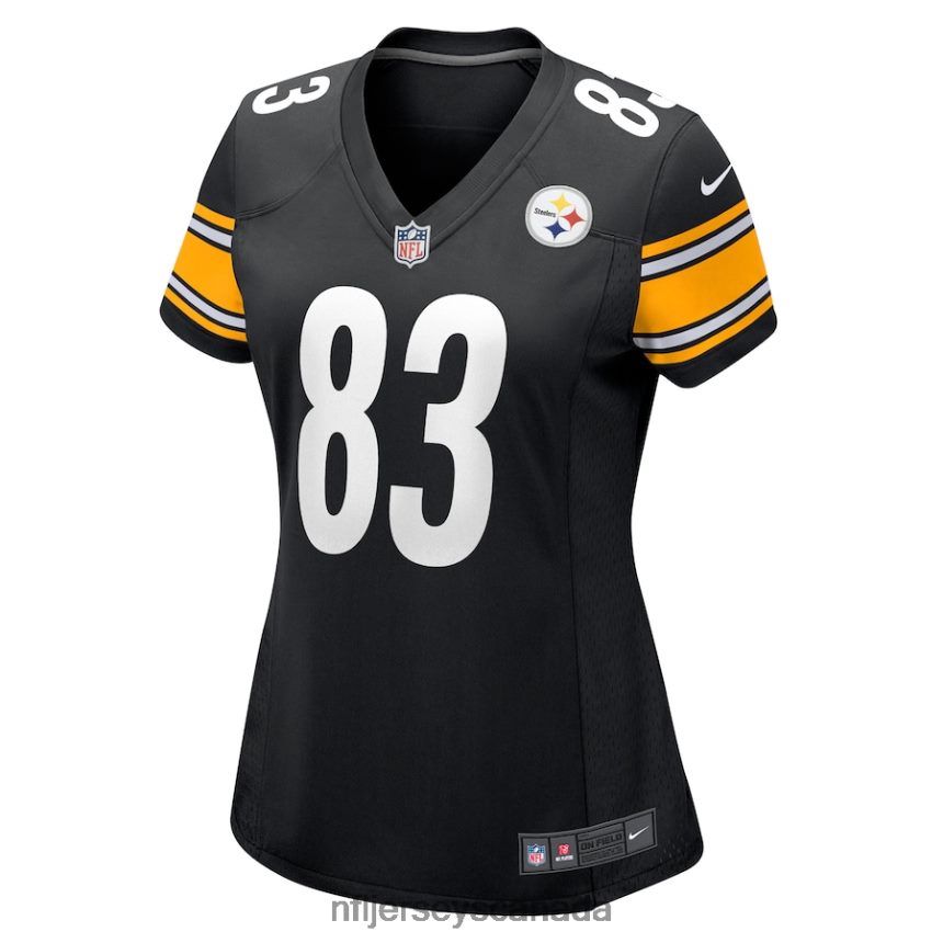 Women Pittsburgh Steelers Connor Heyward Nike Black Game Player Jersey Clothing NFL TBXFR63707