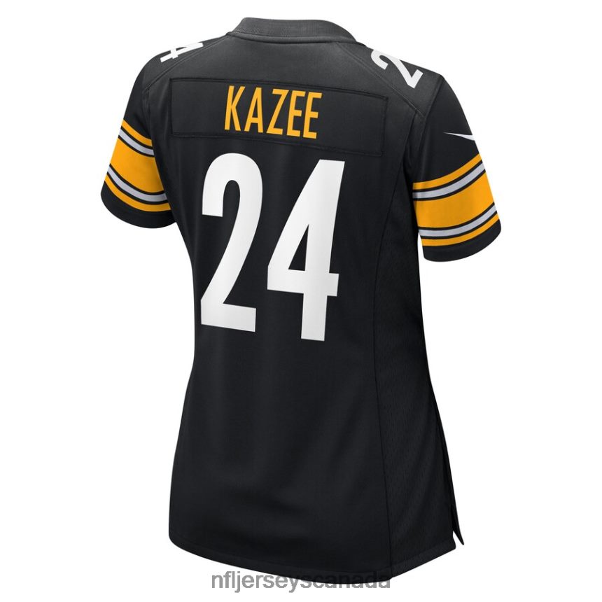 Women Pittsburgh Steelers Damontae Kazee Nike Black Game Player Jersey Clothing NFL TBXFR66322