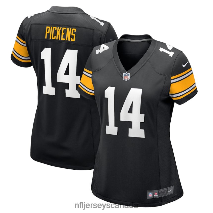 Women Pittsburgh Steelers George Pickens Nike Black Alternate Game Player Jersey Clothing NFL TBXFR62214