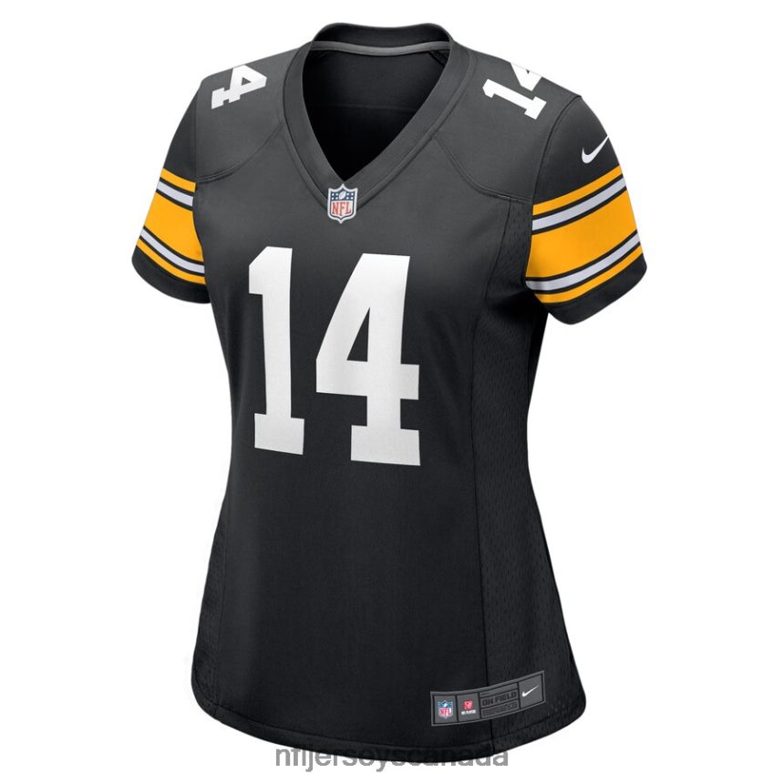 Women Pittsburgh Steelers George Pickens Nike Black Alternate Game Player Jersey Clothing NFL TBXFR62214