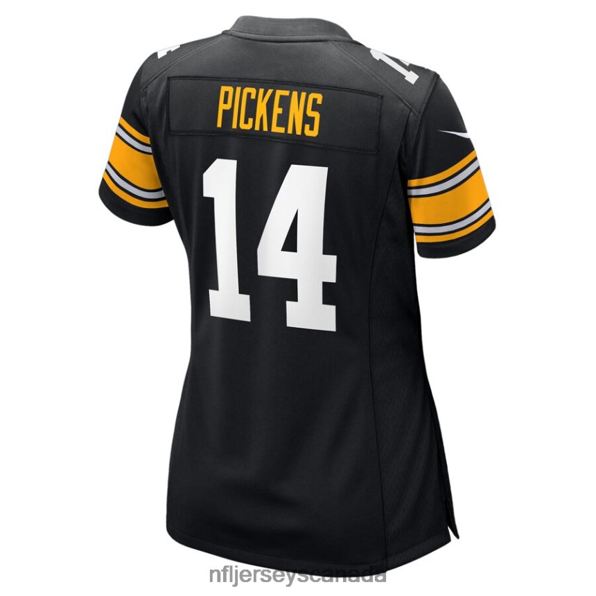 Women Pittsburgh Steelers George Pickens Nike Black Alternate Game Player Jersey Clothing NFL TBXFR62214