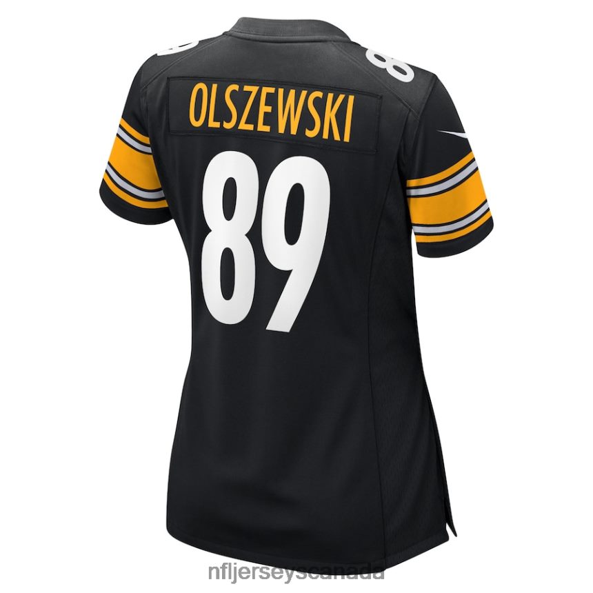 Women Pittsburgh Steelers Gunner Olszewski Nike Black Game Player Jersey Clothing NFL TBXFR66949