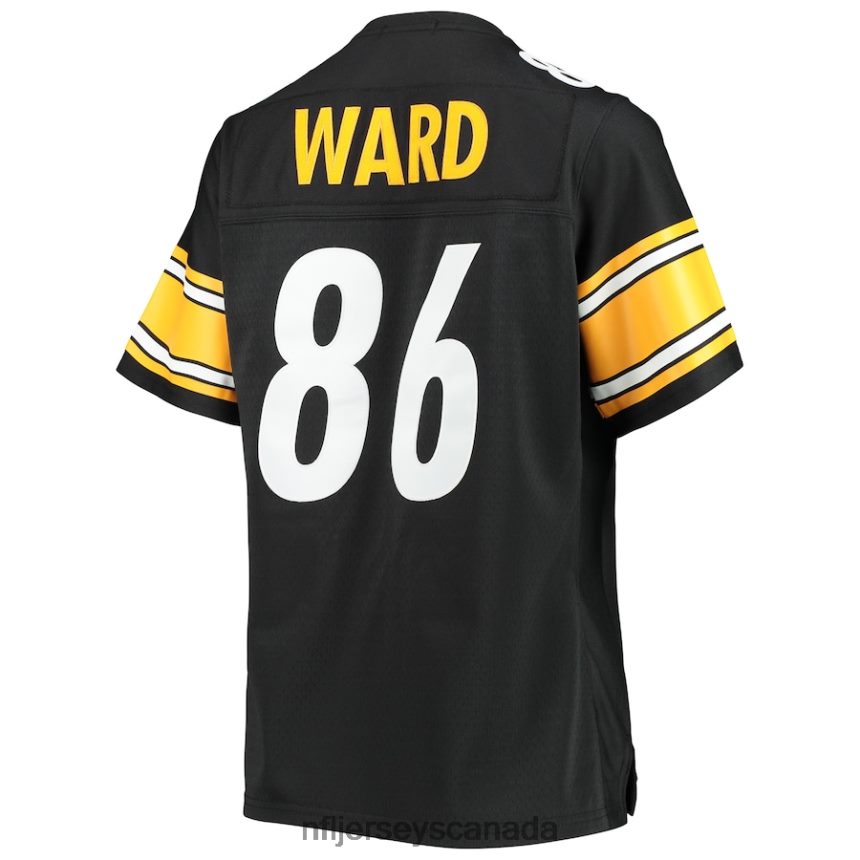 Women Pittsburgh Steelers Hines Ward Mitchell  Ness Black Legacy Replica Player Jersey Clothing NFL TBXFR62968