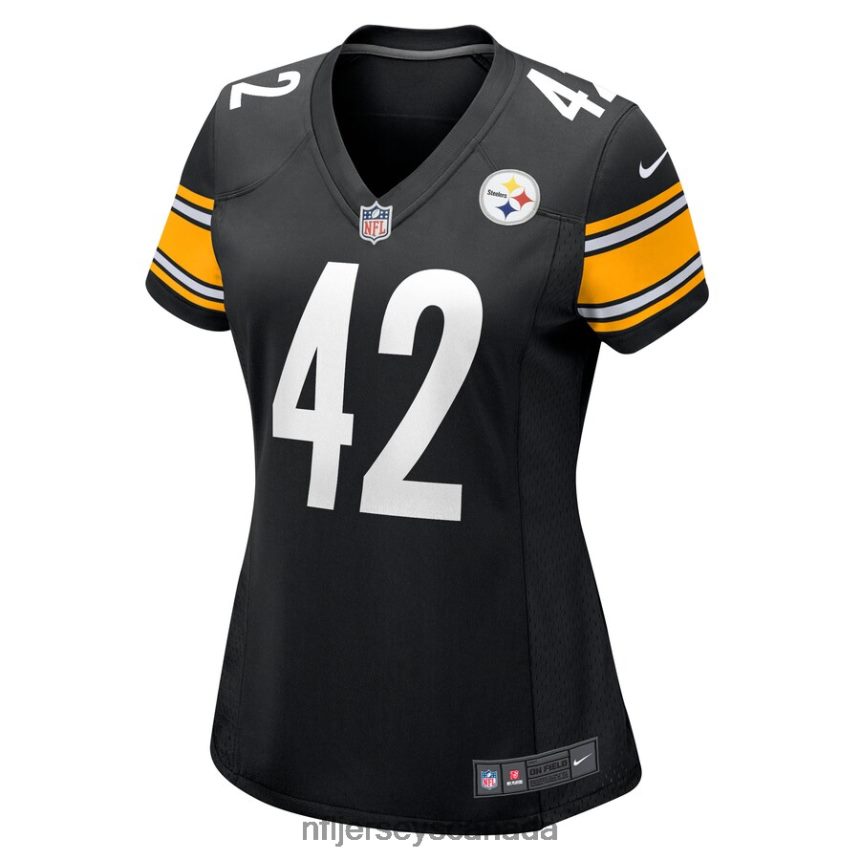 Women Pittsburgh Steelers James Pierre Nike Black Team Game Jersey Clothing NFL TBXFR66923