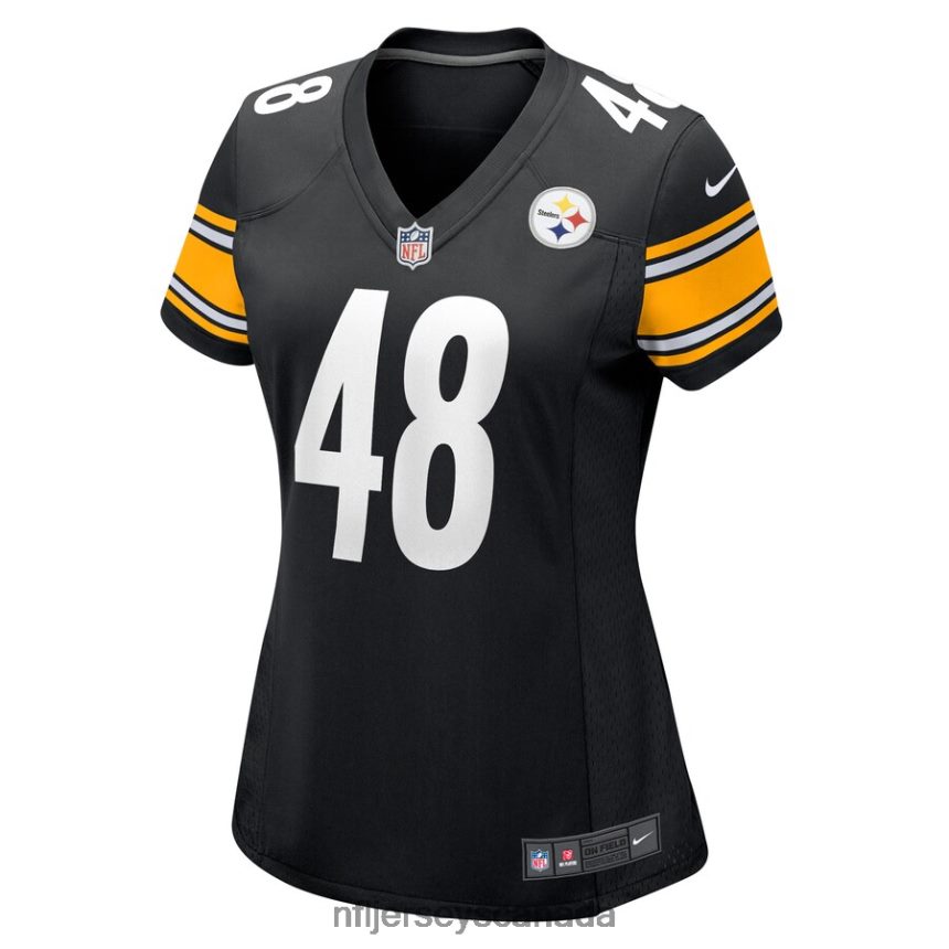Women Pittsburgh Steelers Jamir Jones Nike Black Team Game Player Jersey Clothing NFL TBXFR66796