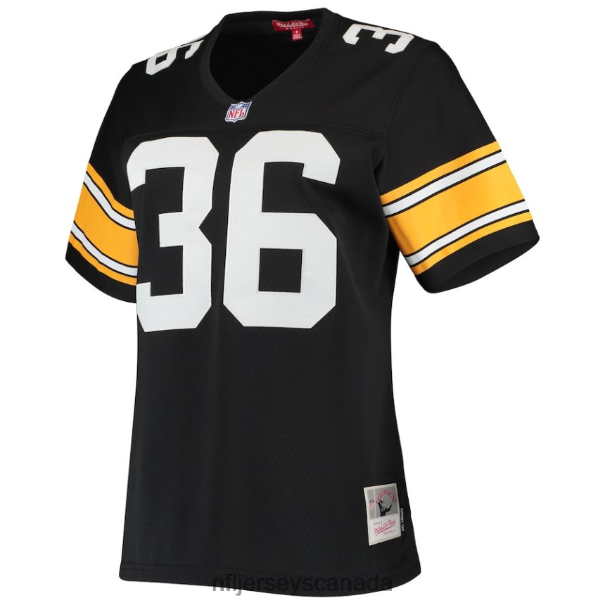 Women Pittsburgh Steelers Jerome Bettis Mitchell  Ness Black 1996 Legacy Replica Jersey Clothing NFL TBXFR62125