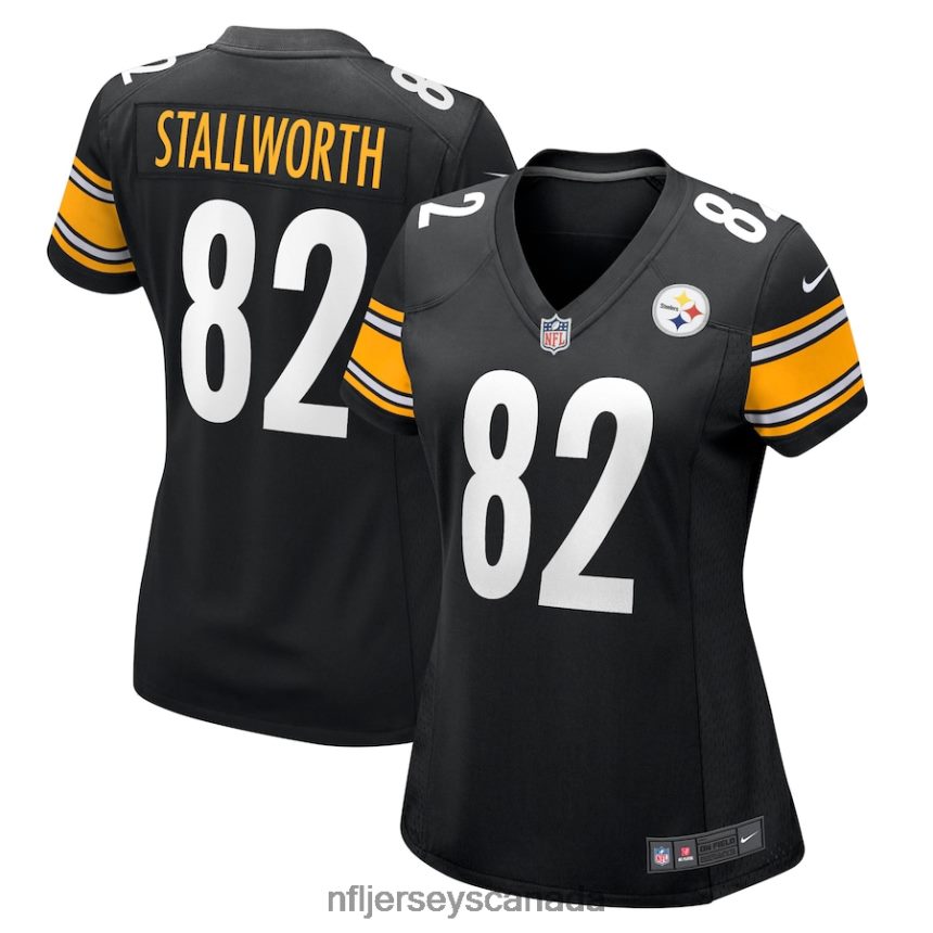 Women Pittsburgh Steelers John Stallworth Nike Black Retired Player Jersey Clothing NFL TBXFR64259