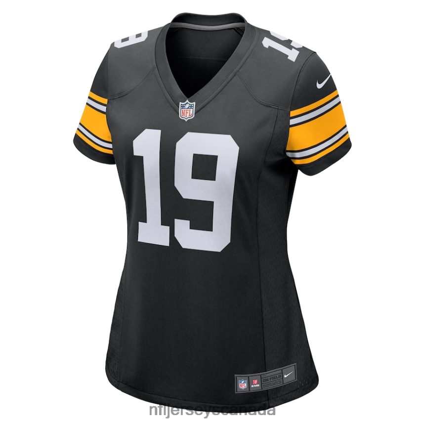 Women Pittsburgh Steelers JuJu Smith-Schuster Nike Black Alternate Game Jersey Clothing NFL TBXFR62608
