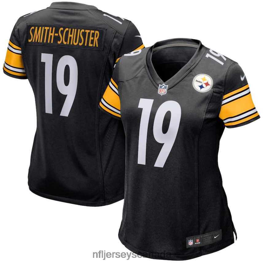 Women Pittsburgh Steelers JuJu Smith-Schuster Nike Black Game Player Jersey Clothing NFL TBXFR63600