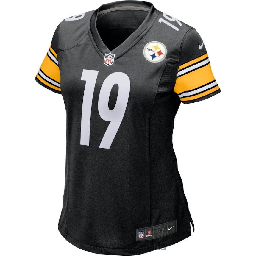 Women Pittsburgh Steelers JuJu Smith-Schuster Nike Black Game Player Jersey Clothing NFL TBXFR63600