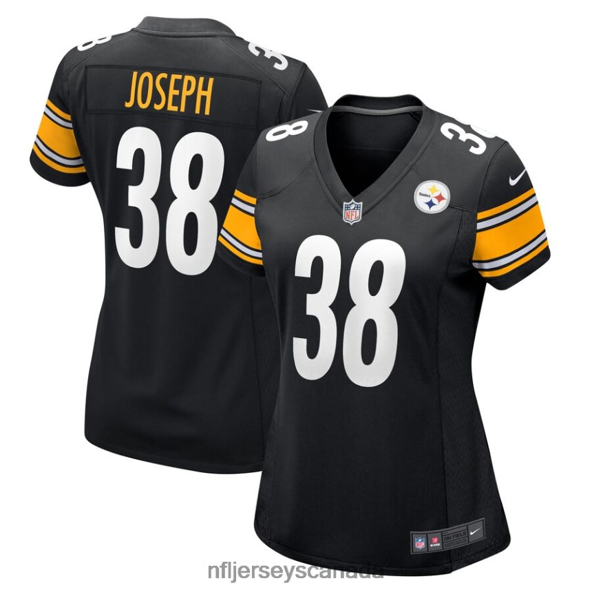 Women Pittsburgh Steelers Karl Joseph Nike Black Game Player Jersey Clothing NFL TBXFR67088