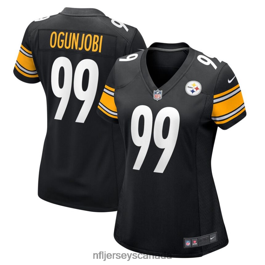 Women Pittsburgh Steelers Larry Ogunjobi Nike Black Game Player Jersey Clothing NFL TBXFR66968