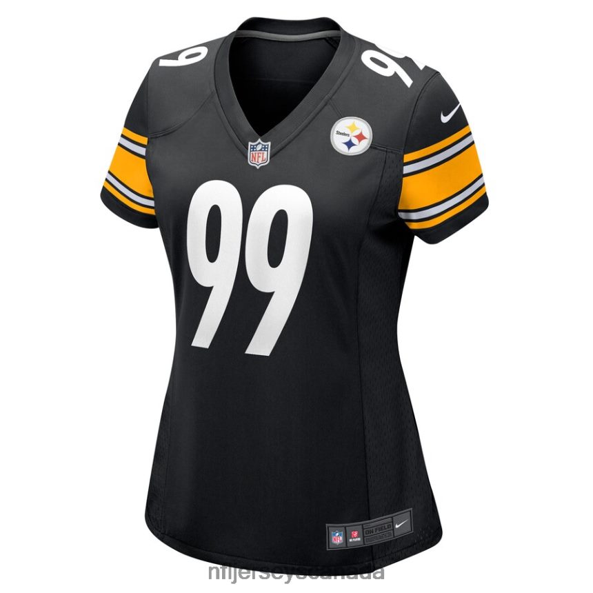 Women Pittsburgh Steelers Larry Ogunjobi Nike Black Game Player Jersey Clothing NFL TBXFR66968