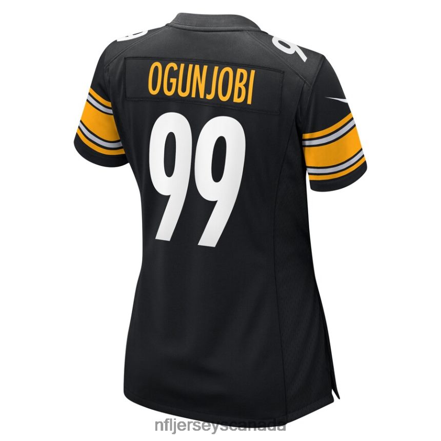 Women Pittsburgh Steelers Larry Ogunjobi Nike Black Game Player Jersey Clothing NFL TBXFR66968