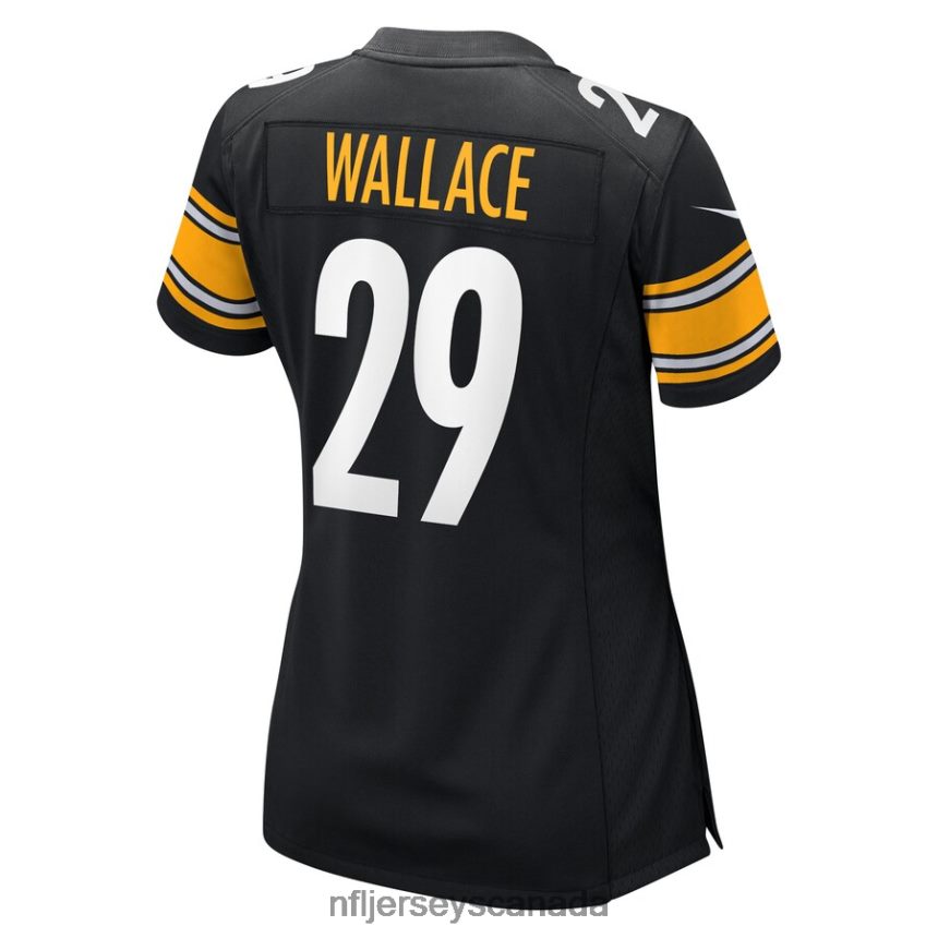 Women Pittsburgh Steelers Levi Wallace Nike Black Game Player Jersey Clothing NFL TBXFR65703